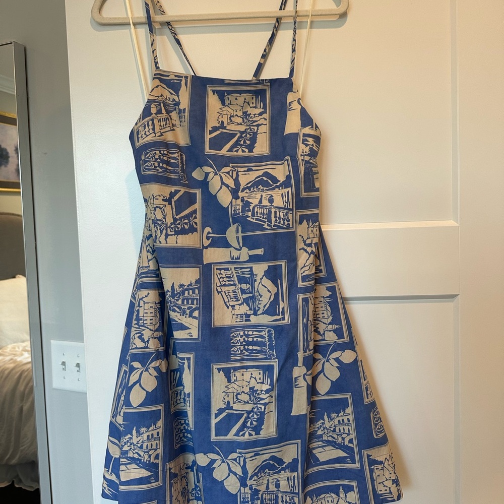 Dress Forum blue and white sundress